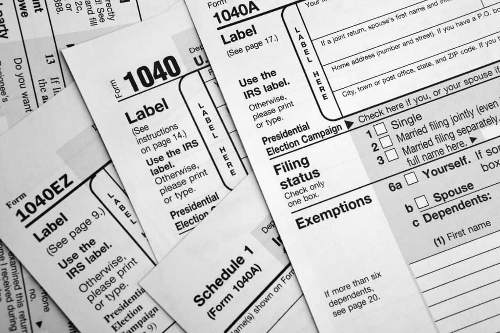 1040 tax forms