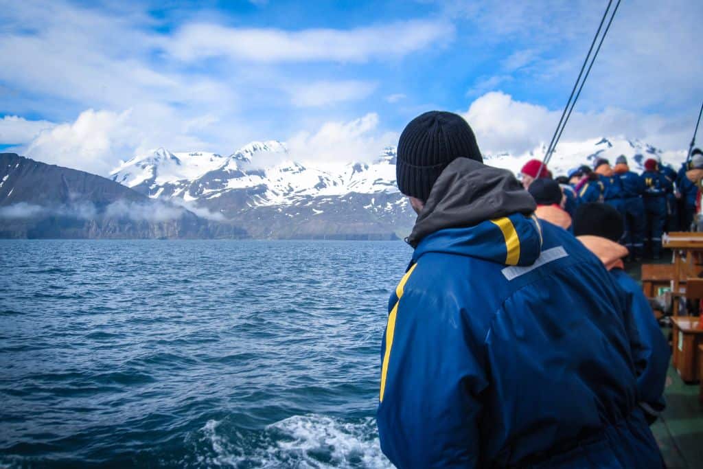 You'll want to be sure to dress warm if your Juneau whale watching tour takes you to the Mendenhall Glacier