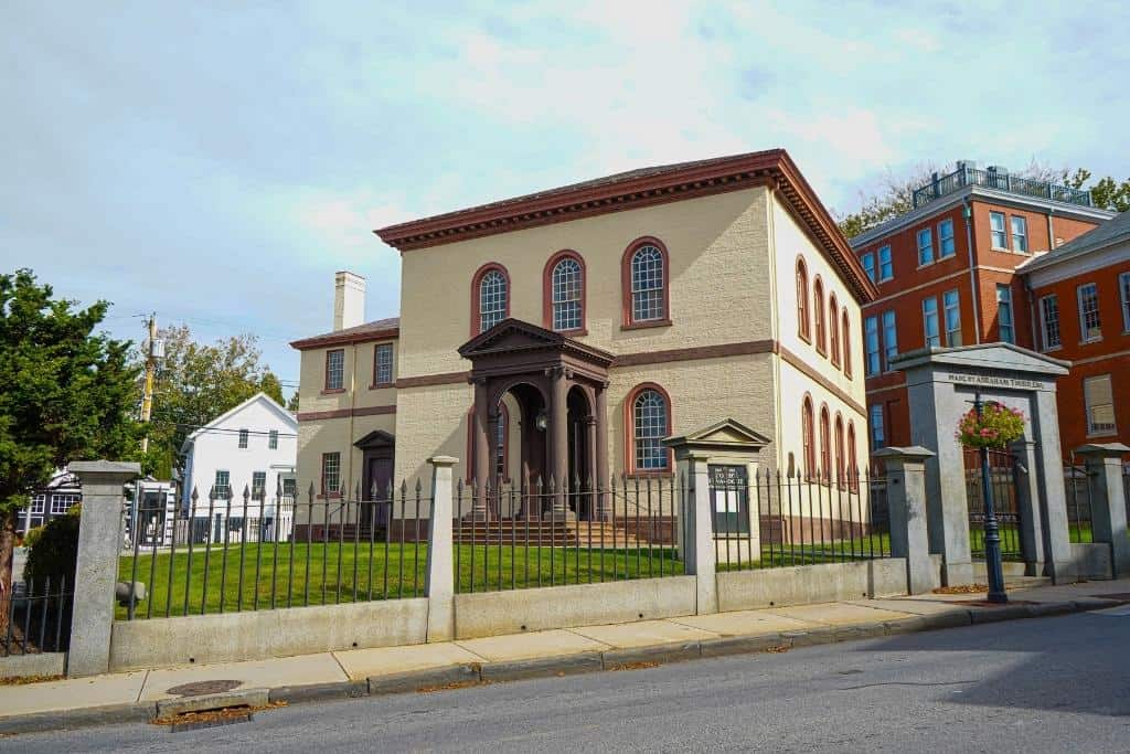 Photo of the Touro Synagogue in Newport, RI