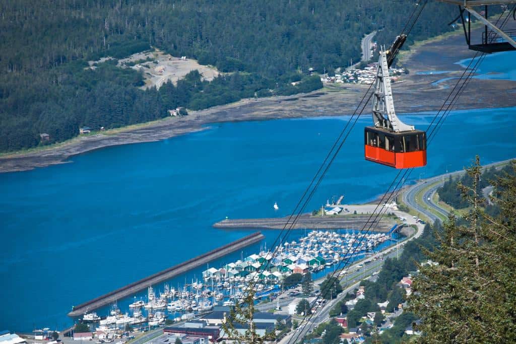 Among the best things to do in Juneau Alaska is to take a ride on the Mount Roberts Tram
