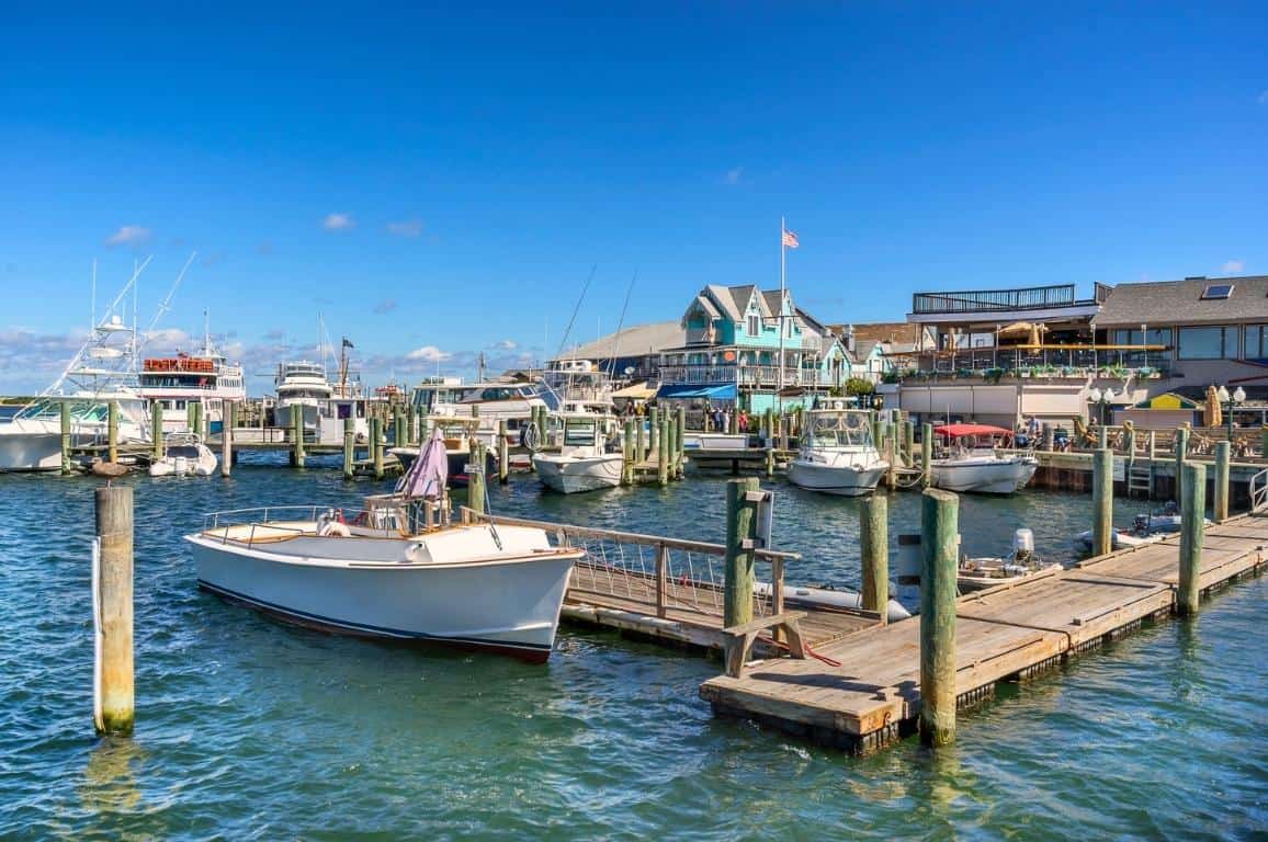 Oak Bluffs Harbor in Martha's Vineyard
